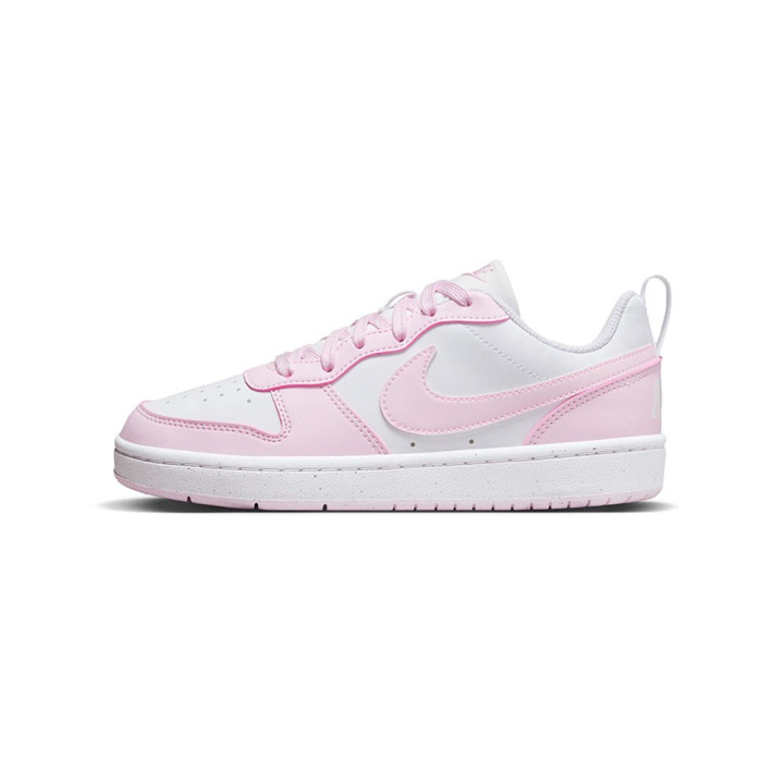 Nike Court Borough Low Recraft Gs Bianco Rosa -Scarpe Ginnastica Bambina