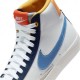 Nike Blazer Mid 77 Bg Gs Bianco Azzurro - Scarpe Ginnastica Bambino