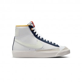 Nike Blazer Mid 77 Bg Gs Bianco Azzurro - Scarpe Ginnastica Bambino