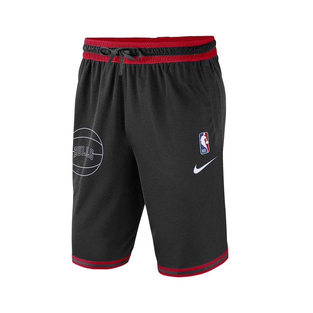 Nike Pantaloncini Basket Nba Bulls Dna 10In Nero Rosso Uomo L