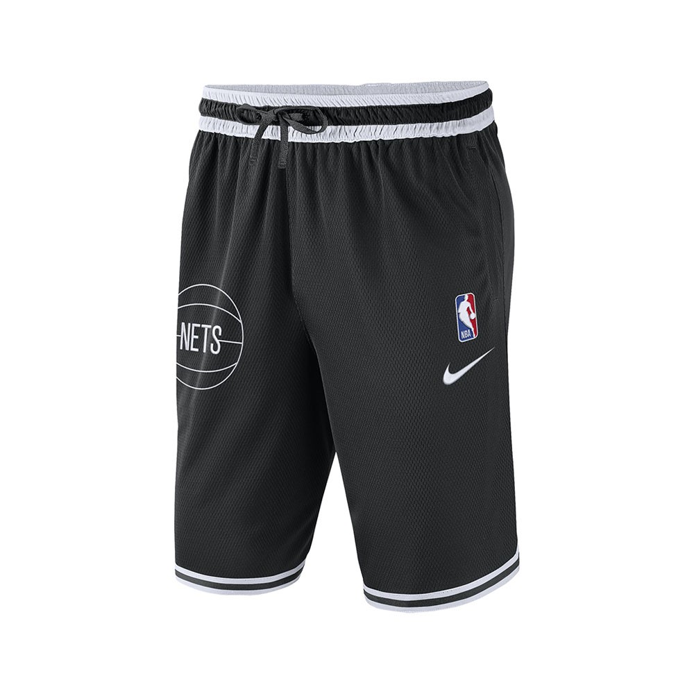 Nike Pantaloncini Basket Nba Nets Dna 10In Nero Bianco Uomo L