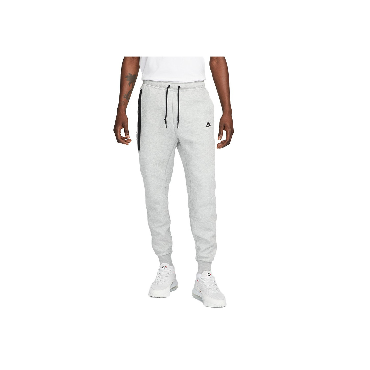 Nike Uomo Grigio Pantaloni Jogger In Tech Fleece - Immagine 2