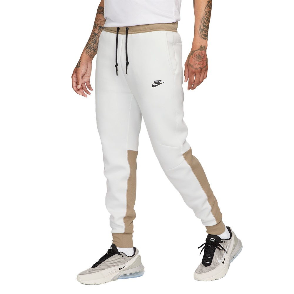 Nike Pantaloni Tech Fleece New Bianco Uomo XL