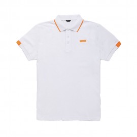 Piquet fluo Bend bianco