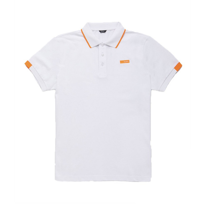 Refrigiwear Polo Piquet Fluo Bend Bianco Uomo