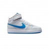 Nike Court Borough Mid 2 GS Nero Silver - Scarpe Ginnastica Bambino