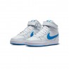 Nike Court Borough Mid 2 GS Nero Silver - Scarpe Ginnastica Bambino