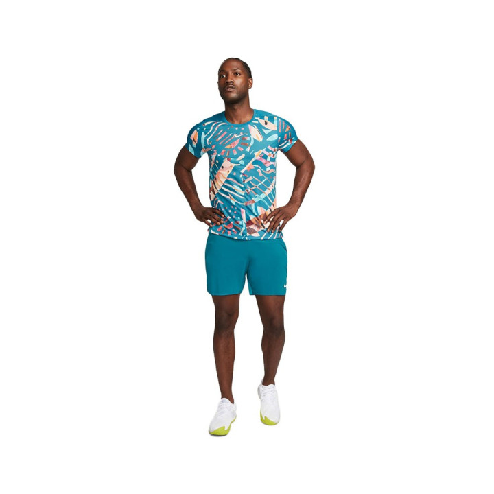 Nike Maglia Tennis Slam Ny Noble Rosso Bianco Uomo