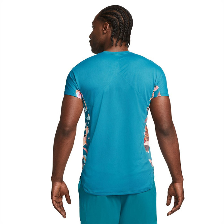 Nike Maglia Tennis Slam Ny Noble Rosso Bianco Uomo