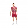 Nike Maglia Tennis Slam Ny Geode Rosso Bianco Uomo