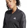 ADIDAS Tuta Sportiva Full Zip Con Cappuccio Nero Donna