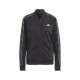 ADIDAS Tuta Sportiva Full Zip Con Cappuccio Nero Donna