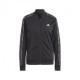 ADIDAS Tuta Sportiva Full Zip Con Cappuccio Nero Donna