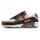 Nike Air Max 90 Bianco Rosso Marrone - Sneakers Uomo