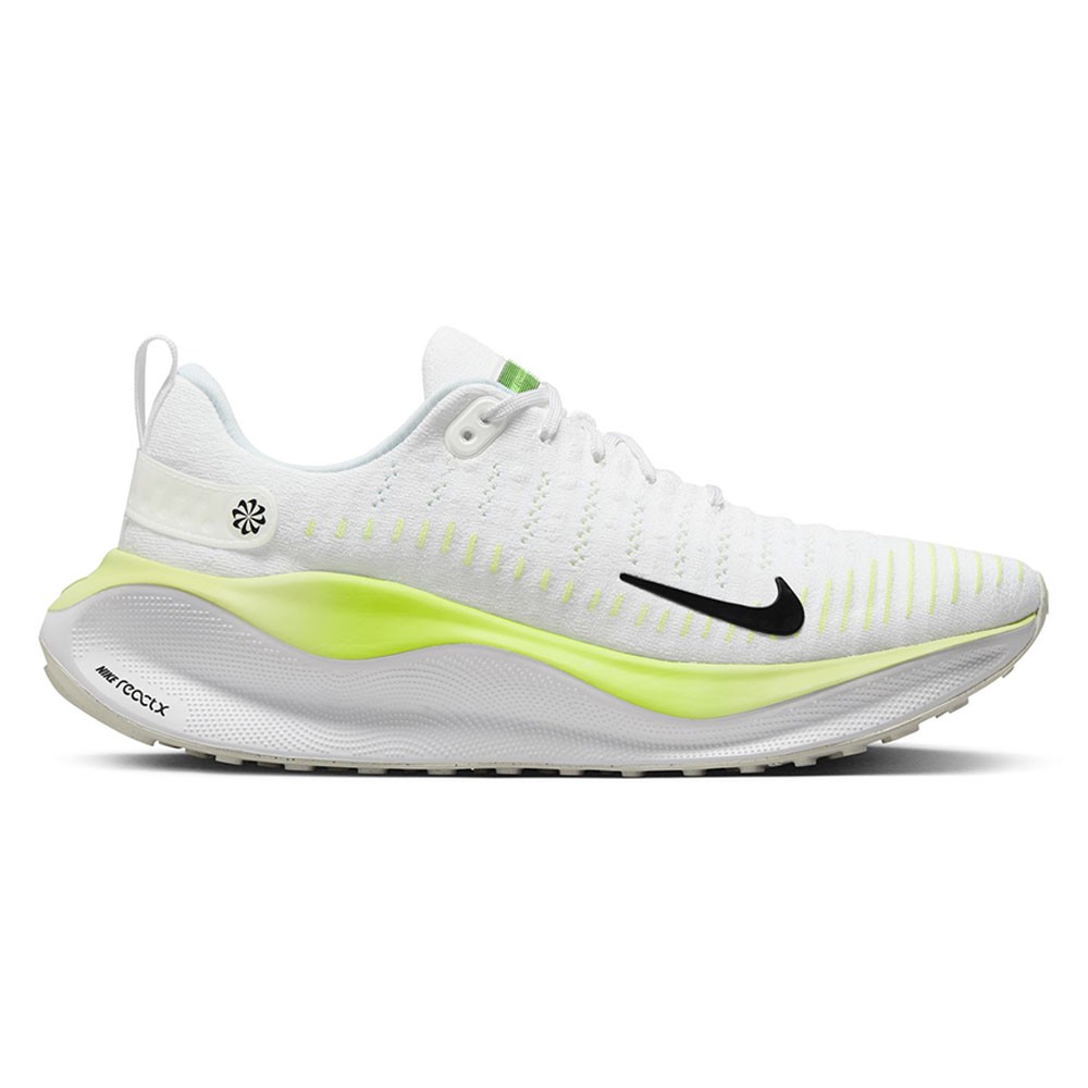 Nike React Infinity Run Flyknit 4 Bianco Lime - Scarpe Running Uomo EUR 45 / US 11