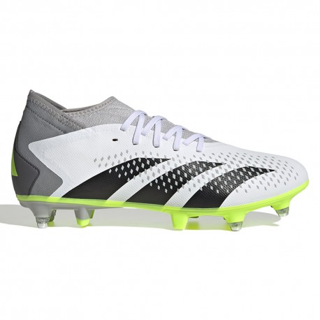 ADIDAS Predator Accuracy .3 Sg Bianco Nero - Scarpe Da Calcio Uomo