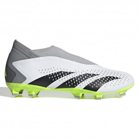 ADIDAS Predator Accuracy .3 Ll Fg Bianco Nero - Scarpe Da Calcio Uomo