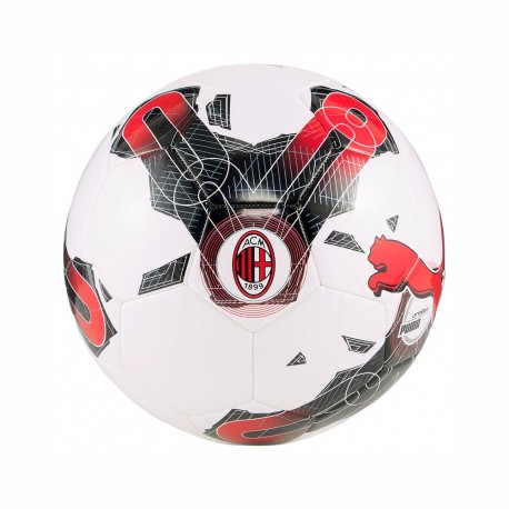 Puma Pallone Da Calcio Amc Orbita 6 Ms Bianco Rosso