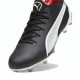 Puma King Ultimate FG/AG Nero Silver - Scarpe Da Calcio Uomo