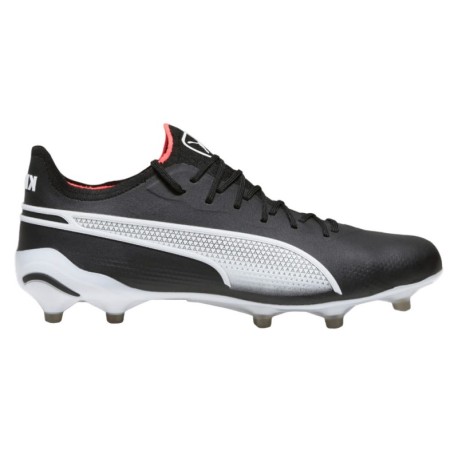 Puma King Ultimate FG/AG Nero Silver Scarpe Da Calcio Uomo