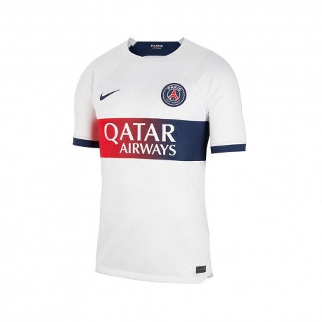 Nike Maglia Calcio Paris S-G 23/24 Away Bianco Navy Uomo