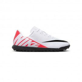Nike Mercurial Vapor 15 Club Tf Bianco Rosso - Scarpe Da Calcio Bambino