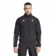 ADIDAS Felpa Calcio Juve Pre Full Zip Nero Giallo Uomo