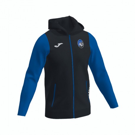 Joma Sport Felpa Calcio Atalanta Training Fz Nero Blu Uomo
