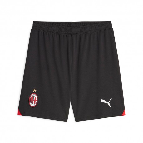 Puma Pantaloncini Calcio Acm Home 23 24 Nero Rosso Uomo