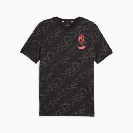 Puma Maglia Maniche Corte Acm Ftblcore Aop Nero Multi Uomo