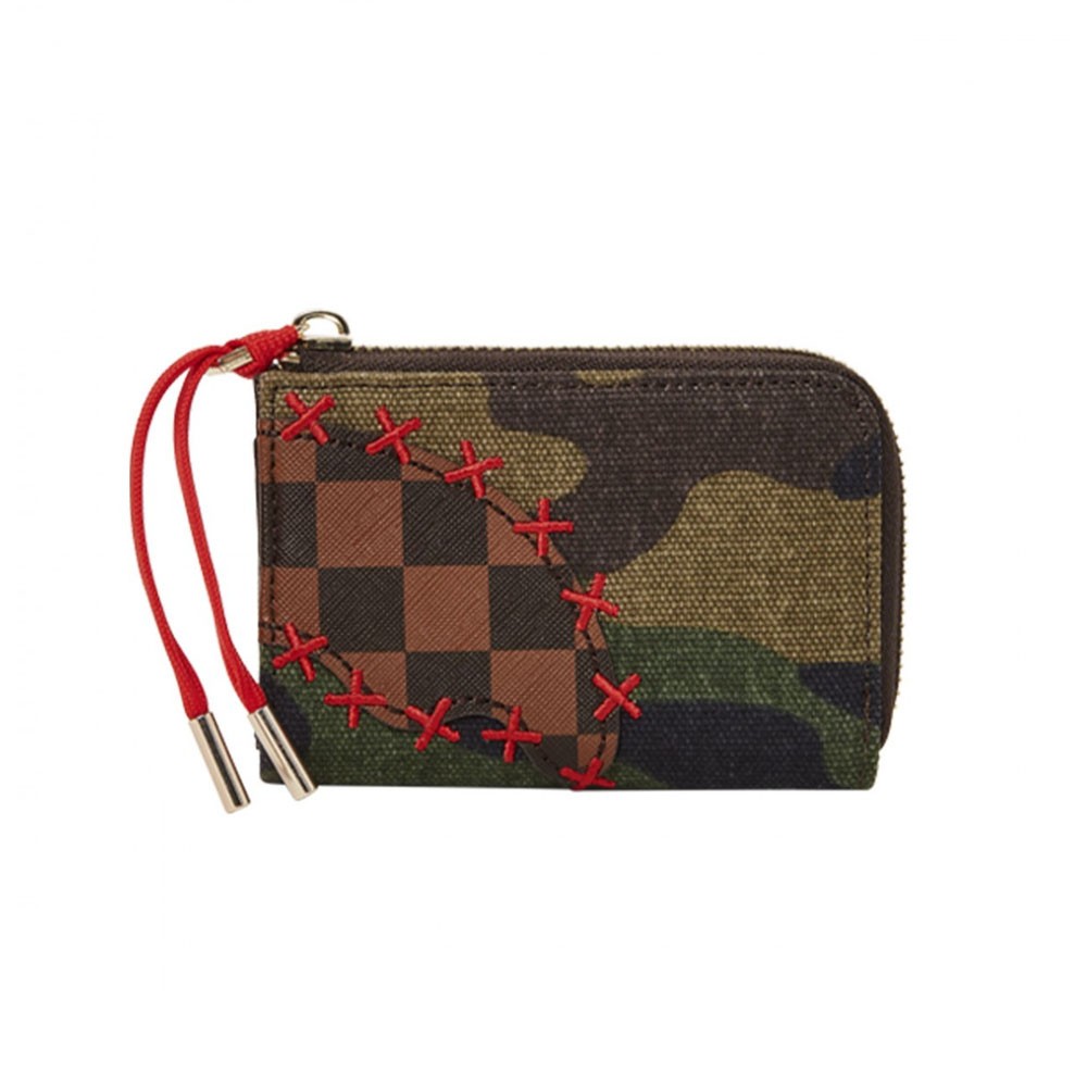 Sprayground Pochette A Mano Toiletry Camo Verde TU