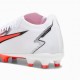 Puma Ultra Pro FG/AG Bianco Rosso - Scarpe Da Calcio Uomo