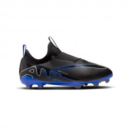 Nike Mercurial Zoom Vapor 15 Academy Mg Nero Blu - Scarpe Da Calcio Bambino