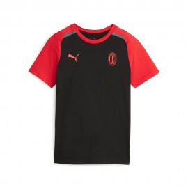 Puma Maglia Maniche Corte Acm Casuals Rosso Nero Bambino