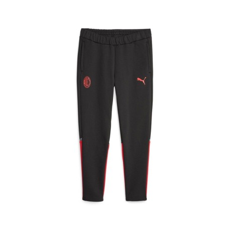 Puma Pantaloni Allenamento Calcio Acm Casuals Nero Rosso Uomo