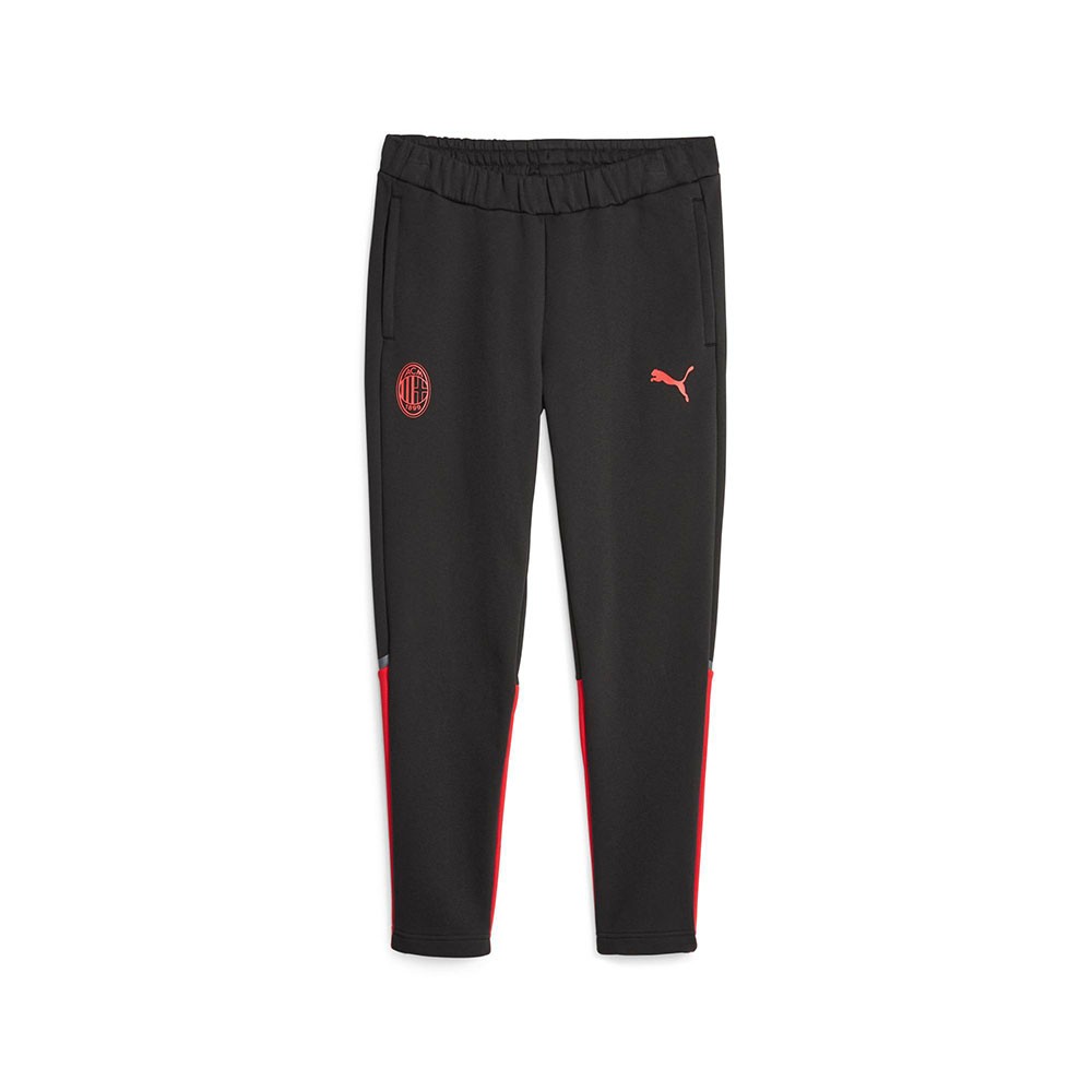 Image of Puma Pantaloni Allenamento Calcio Ac Milan Casuals Nero Rosso Uomo L