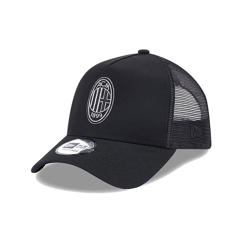 New Era Cappellino Trucker Logo Milan Nero Uomo TU