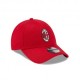 New Era Cappellino 9Forty Logo Milan Rosso Uomo