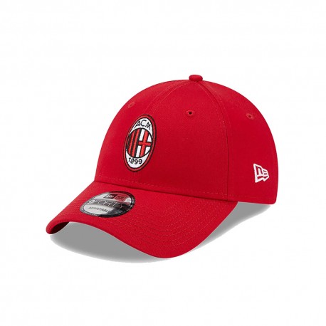 New Era Cappellino 9Forty Logo Milan Rosso Uomo TU