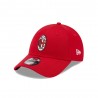 New Era Cappellino 9Forty Logo Milan Rosso Uomo