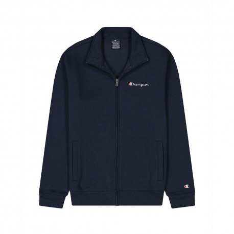 Champion Felpa Con Cerniera Blu Uomo