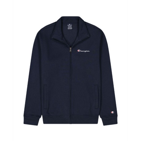 Champion Felpa Con Cerniera Blu Uomo