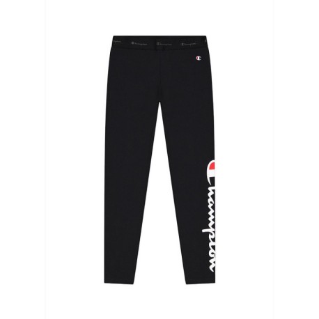 Champion Leggings Logo Nero Donna