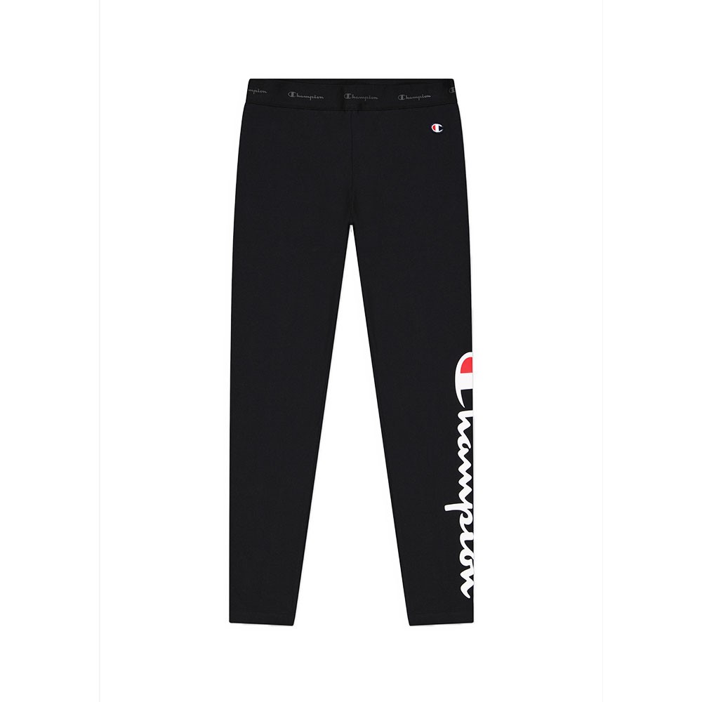 Image of Champion Leggings Logo Nero Donna M