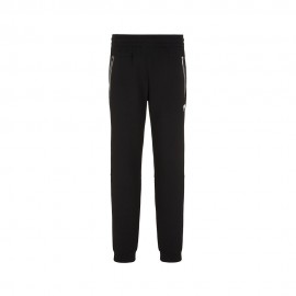 Ea7 Pantaloni Con Polsino Logo Piccolo Nero Uomo
