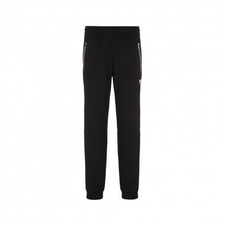 Ea7 Pantaloni Con Polsino Logo Piccolo Nero Uomo