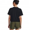 Under Armour Maglietta Palestra Motion Crop Train Nero Donna