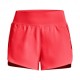 Under Armour Shorts Sportivi 2 In 1 Train Ghl Rosso Donna