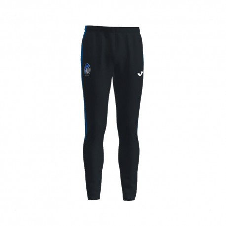 Joma Sport Pantaloni Allenamento Calcio Atalanta Zip Nero Blu Bambino