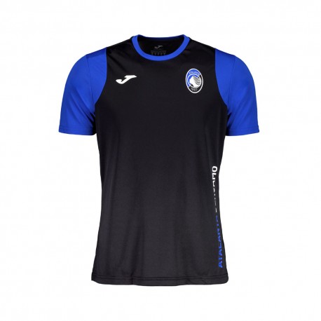 Joma Sport Maglia Maniche Corte Atalanta Training Nero Blu Bambino